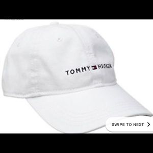 Tommy Hilfiger White Baseball Cap/Hat